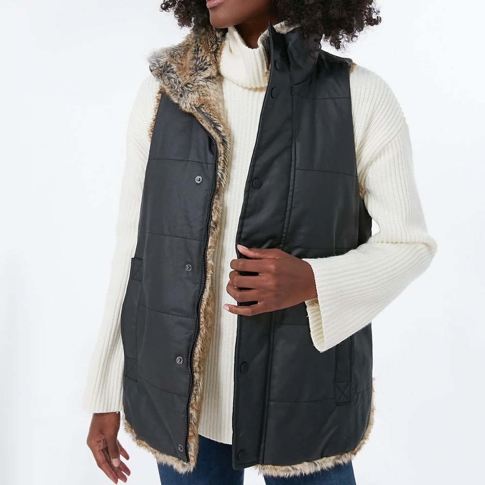Tuckernuck Emilia Wax Fur Reversible Vest
